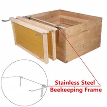 Горячее серебро из нержавеющей стали для пчеловодства Рамка Держатель пчелиный улей окунь без ржавчины инструмент MDD88