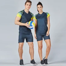 Suit Volleyball-Uniform Sport Men T-Shirts Male Women