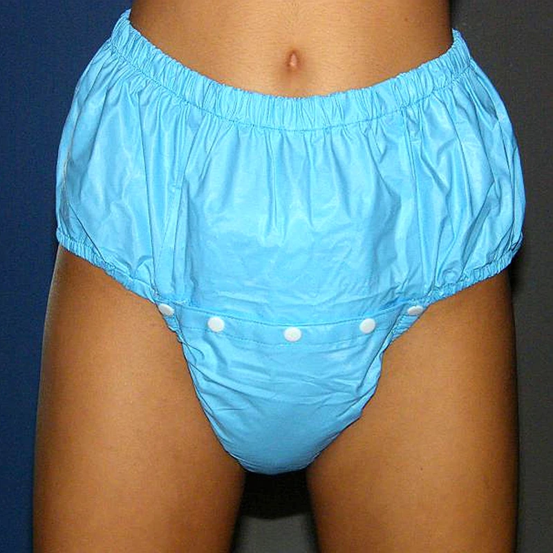 Incontinence Pants 4PCS Open front waterproof pants adult diapers non disposable diaper pvc incontinence shorts