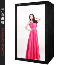 LED professional clothing portrait photography studio Softboxes box 200CM photo equipment Photo Continuous Light box CD50