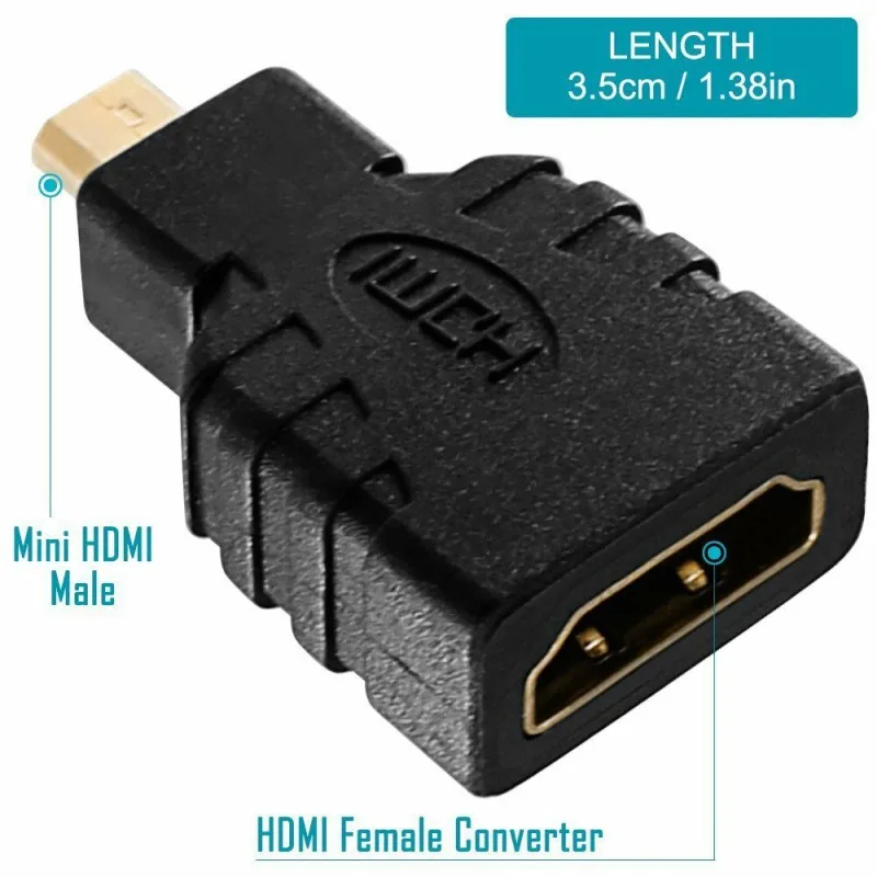 HDMI Женский к Micro/Mini HDMI адаптер Micro/Mini USB OTG конвертер