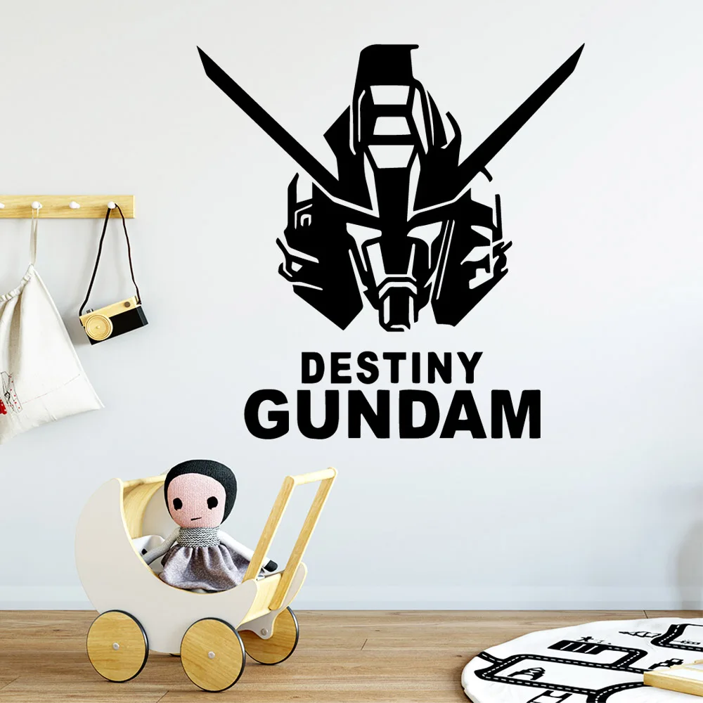 

Retro Gundam Wall Stickers Vinyl Waterproof Decor For Kids Room Children Room Decoration Decal Mural Poster