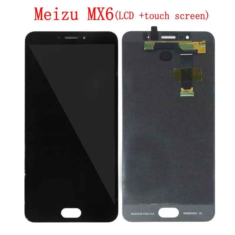 ЖК дисплей для Meizu MX6 дигитайзер сенсорного экрана детали телефона экран