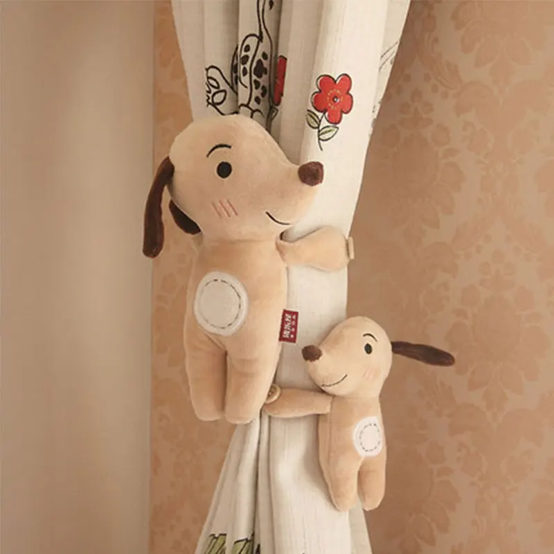 

Hot Sale 1 pair Curtain Buckle Creative Lovely cartoon Window Strap Drapery Hooks Home Furnishing Decoration