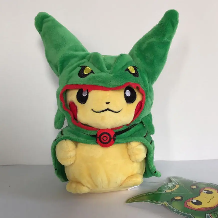 Pretend Rayquaza Cape Pikachu Plush soft Toy Doll Teddy Stuffed Animal 9&quot | Игрушки и хобби