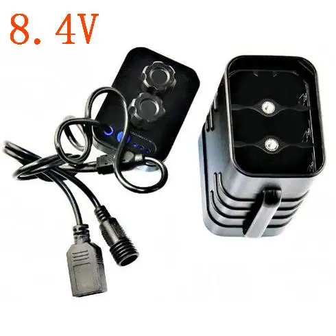 

Battery Box Storage Waterproof Battery Case Box Holder with USB Interface Support 6 x 18650 Batteries for Bicycle LED Light
