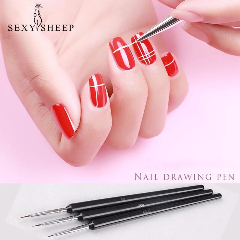 

3pcs Cat Magnet Pen UV Gel Polish Pull penManicure Tool Nail Tool Rod Pull Pen Nail Pen Dotting Tools Drawing Pen Dot Paint Tool