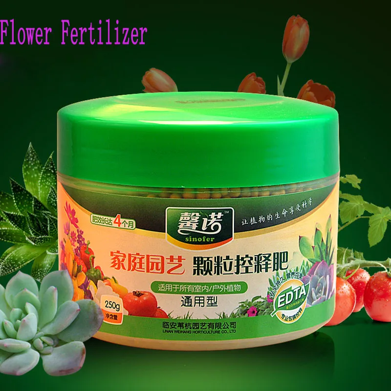 

Release Fertilizer Granules Slow-release Fertilizer Suitable for Home Garden Flower Vegetable Fruit Plants 250g 2019New