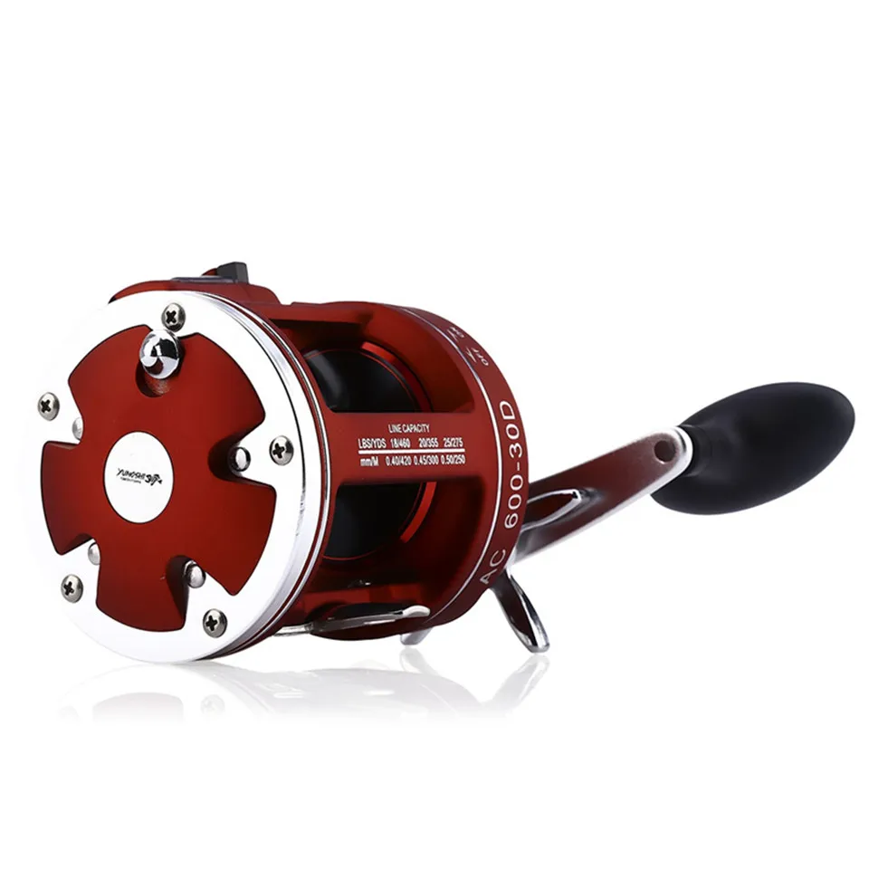 Carretel de Pesca Rolamentos de Esferas Isca Super Forte Puxar Tornado Tambor Carretel 12 Elétrica Profundidade Contagem Multiplicador Corpo Moldado Molinete 12 High Quality Esporte e Lazer