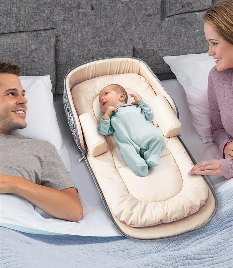 2018 Новый Портативный детская кровать многофункциональный рюкзак кроватка для новорожденных внутренней детская Путешествия складной