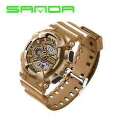 Сандалии G стиль спортивные часы для мужчин модные светодиодный повседневное светодиодный цифровые наручные часы для мужчин s