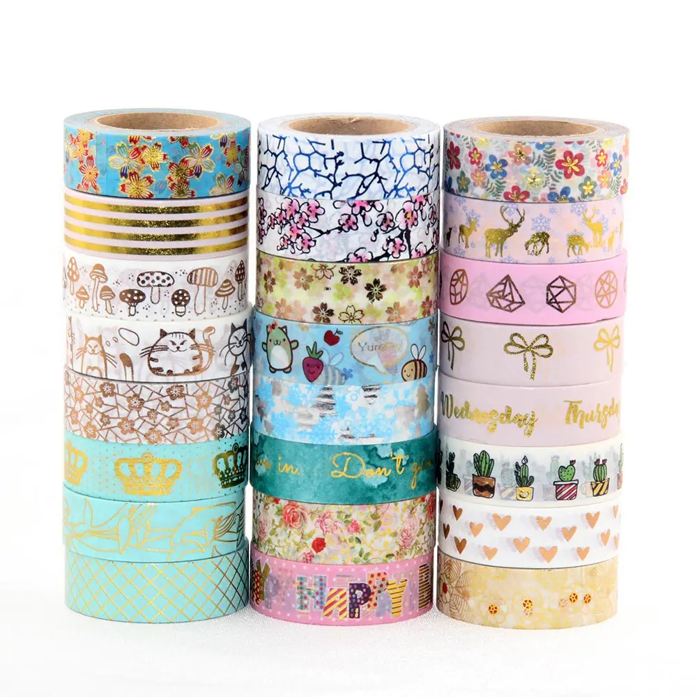 

150rolls/lot diy Masking tape Flower Print Deco DIY Sticker Adhesive Japanese tape set