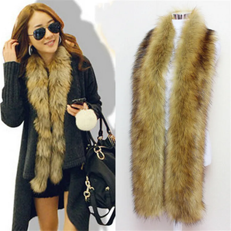 Buy Women's Winter Faux Fox Fur Scarf European Style