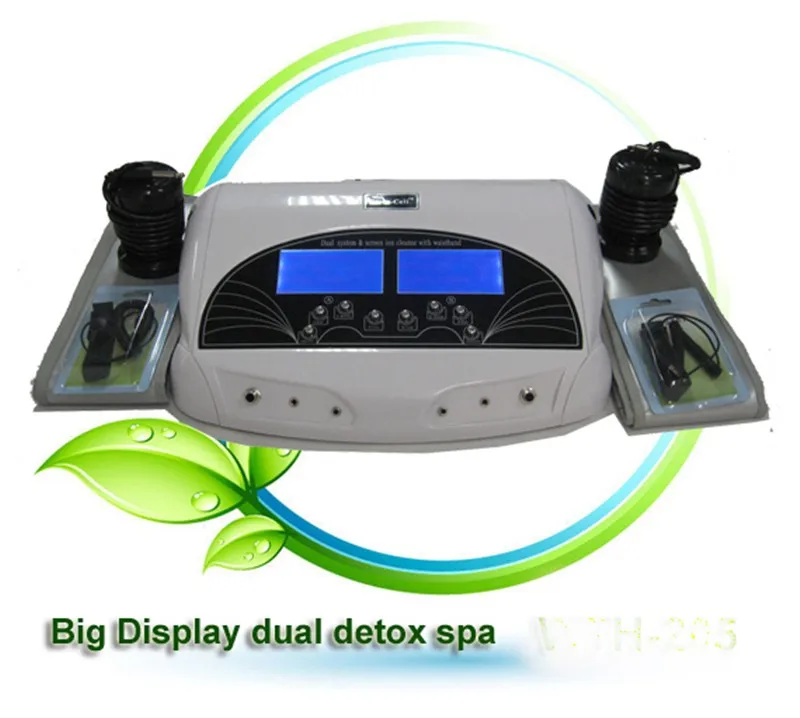 Dual Ionic Cleanse Detox Machine Detox Foot Spa Machine Salon Spa Cell Foot Bath Hot New 1piece Fast Delivery By DHL/EMS A06