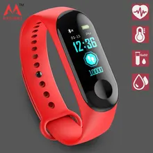 Смарт-браслет M3C IP68 водонепроницаемый ips полноцветный светодиодный дисплей монитор сердечного ритма и приборы для измерения артериального давления мониторинга