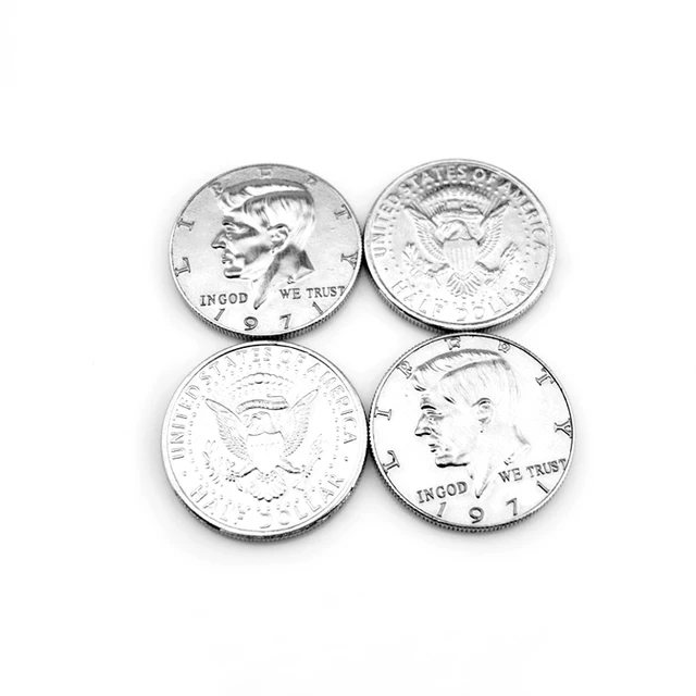 Monedas De Medio Dólar Trucos Magia Accesorio Envío Gratis Moneda Monedas De Medio Dólar Trucos Magia Accesorio Envío Gratis Moneda Normal Sin Instrucciones