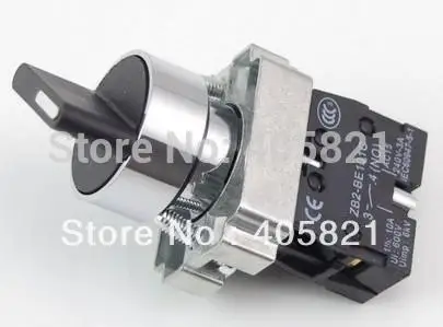 

1N/O Standard Handle 2 Position Momentary Select Selector Switch Spring Return Mouting Hole 22mm