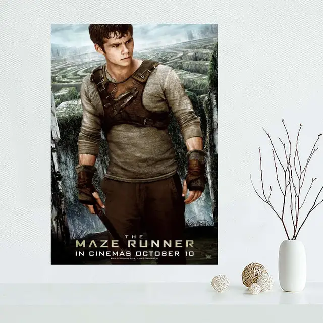 Custom maze runner 01 Home Decor modern For Bedroom Wall Fabric Silk