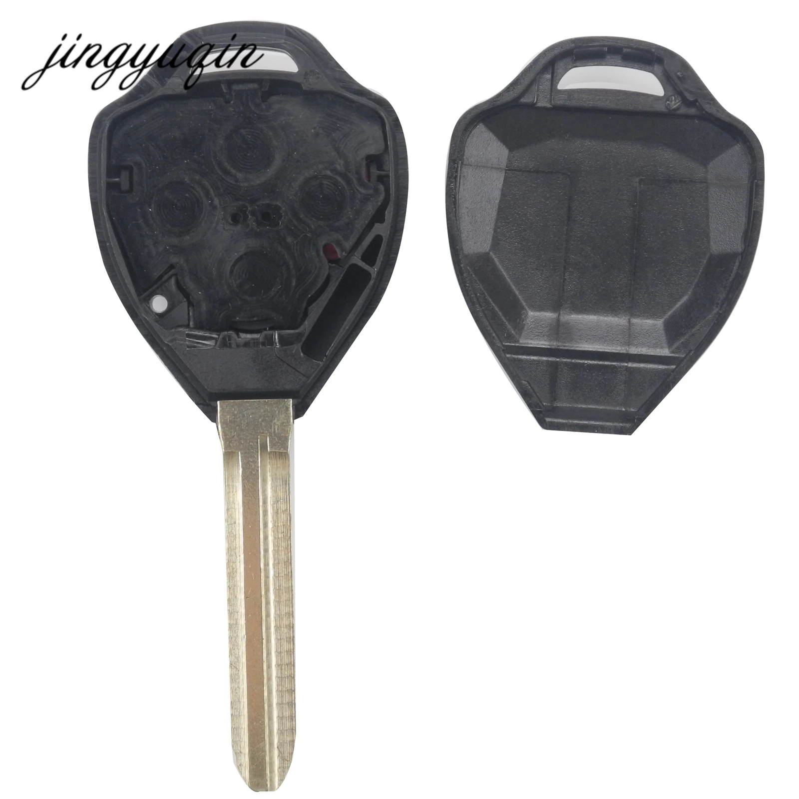 Jingyuqin 2/3/4 кнопки дистанционного ключа оболочки для Toyota Camry ключ для Toyota Camry, Avalon, corolla матрица RAV4 Venza Yaris замена пустой чехол