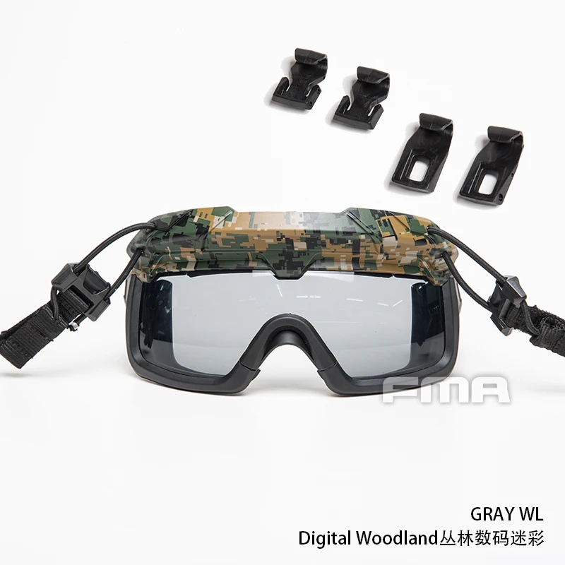 Tactical Helmet Safety Goggles GRAY Tactical riot goggles FOR all ARC guides with OPS-CORE specs Helmet