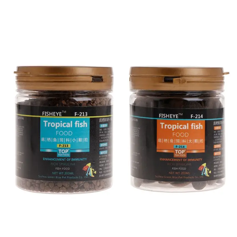 

Fish Food Natural Tropical Fish Spirulina Pills Algae Tablets Shrimp Healthy Nutrition Aquarium Fish Tank Feeding Sinking Scaven