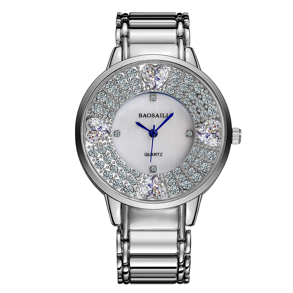 BSL1036 BAOSAILI Heart Imitation Diamond Stone Shinning