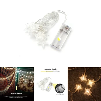 

LED Star String Lights LED Fairy Lights Christmas Wedding decoration Lights Battery Operate twinkle lights