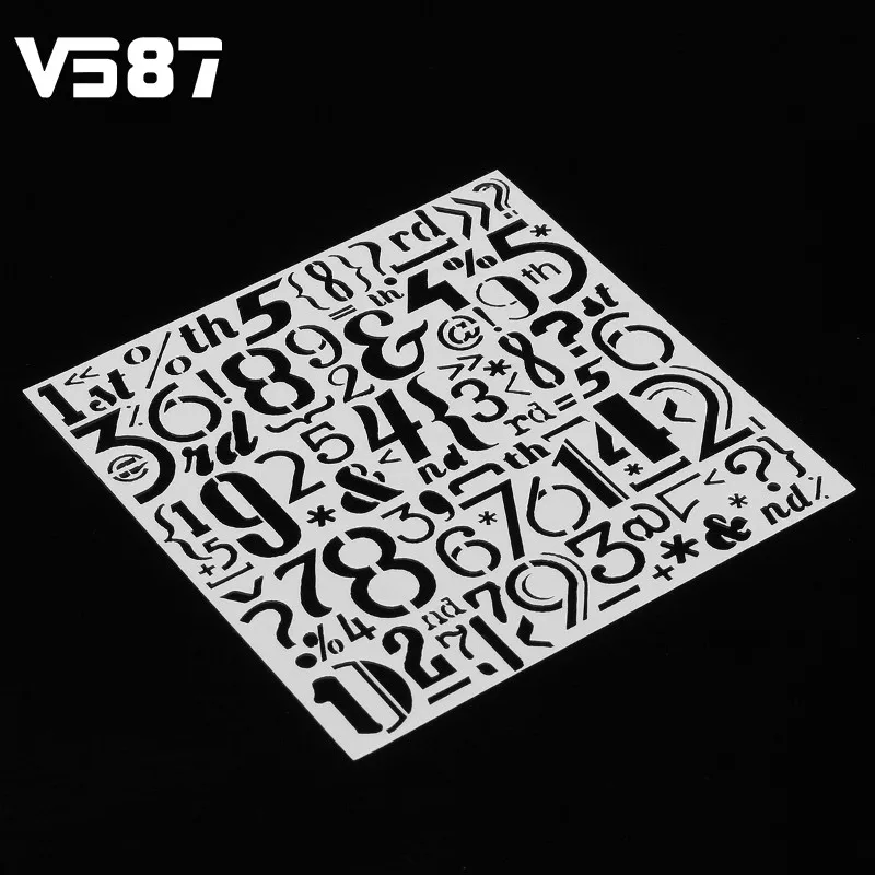 

Layering Stencils Digital Number Design Decorative for DIY Scrapbooking Photo album Decorative Embossing DIY Paper Cards Crafts