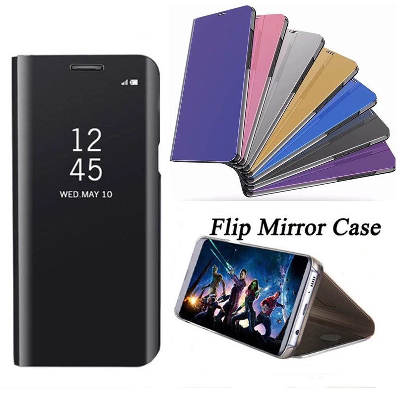 

For Xiaomi Mi A1 Case Smart Flip Cover Leather Case For Xiaomi Mi 5X Phone Case Mi5X Clear View Mirror Cover for Xiaomi Mi A1