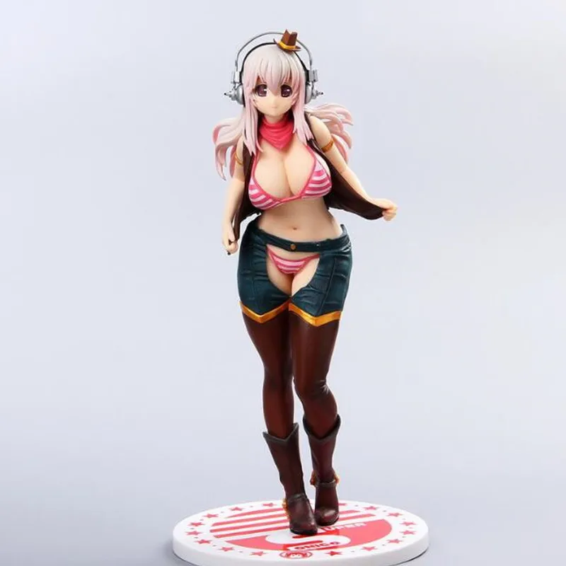 

SAINTGI Super Sonic jeans Momo Swim Suit Queens Ver. Sexy Wave SoniComi Sonico 18CM Limit Garage Mode Hancock Beach Figure