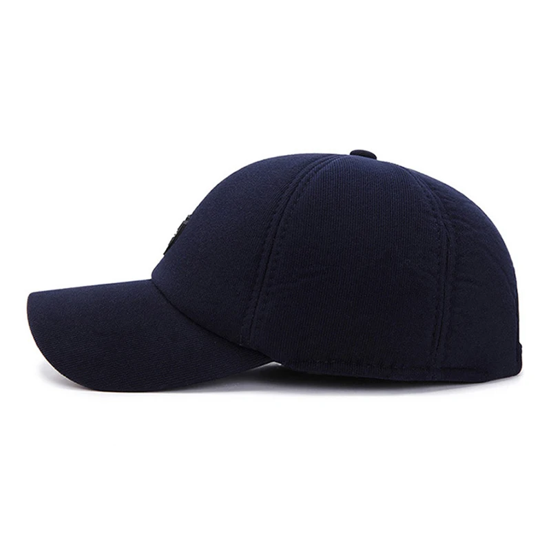 Unisex Winter Warm Corduroy Baseball Cap With Ears Men Women Outdoor Sports Autumn Warmer Caps Casual Snapback Hats CP0092 (10)