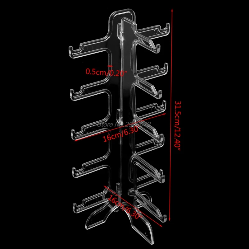5 слоев очки солнцезащитные очки серьги шоу стенд держатель рамка стойка ювелирные изделия дисплей инструмент-W128