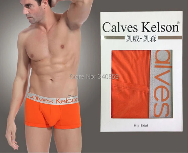 CALVES KELSON Underwear Men Boxers Color Pure Cotton Calzoncillos Hombre  Baratos - AliExpress