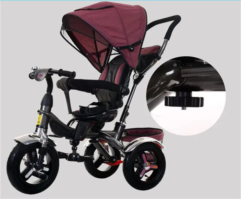 2017 kids Tricycle Pram 3 wheel Baby Stroller Child Three Wheels Carriage Baby Buggy Bike Bicycle For 6 Month to 6 Years Old7