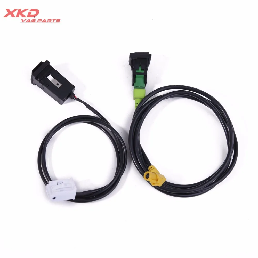 5M0 035 724 AUX и USB входной выключатель набор кабелей для Golf Je tta MK5 MK6 RCD510/RNS510/RNS315
