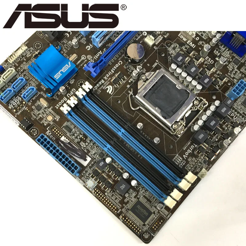 Материнская плата Asus P8H67-M PRO для настольных ПК H67 Socket LGA 1155 i3 i5 i7 DDR3 32G u ATX UEFI биос оригинальная б/у оригинальная материнская плата