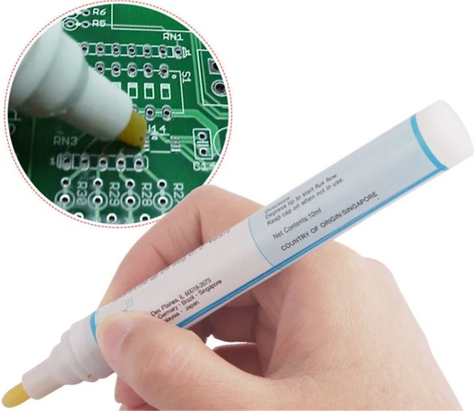 

2Pcs Kester 951 10ml Soldering Rosin Flux Pen Low-Solids Non-clean For Solar cell panel DIY kester solder power