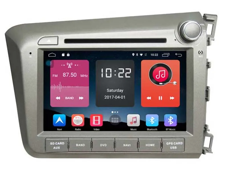 Clearance 8" in-dash Android Car DVD Player with TV/BT GPS WIFI Canbus,audio Radio stereo,Car PC/multimedia headunit for Honda CIVIC 2012 4