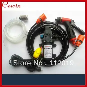 

Free ship Cigarette Lighter powered portable 12v 60w car wash device car washer washing gun water pump Auto wash clean machine