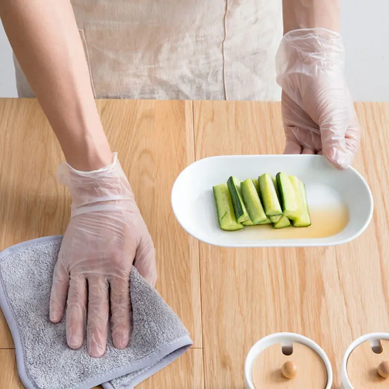 Buy New PVC Disposable Gloves Universal Kitchen