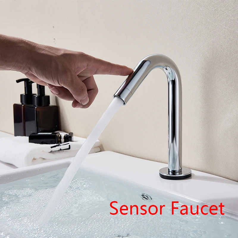 Basin Faucets Sensor Automatic Infrared Bathroom Sink Faucet