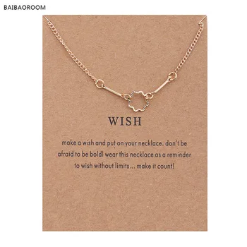 New Gold Plated Bones Rose Flower Shaped Alloy Clavicle Pendant Short Necklace