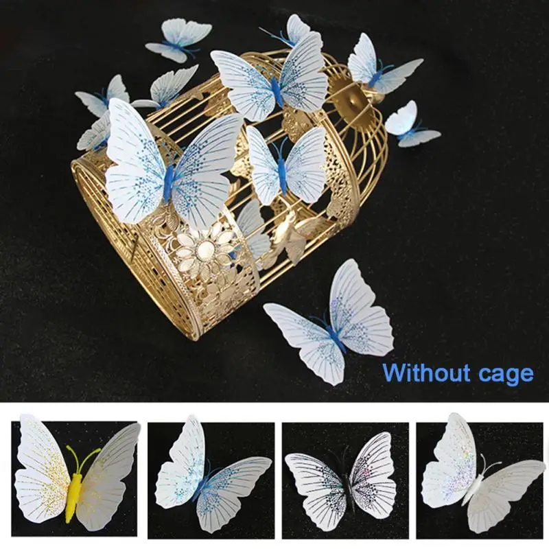 

Luminous Fridge Magnets 12PCS 3D Butterfly Design Decal Art Stickers Room Magnetic Home Decor DIY Decal Stickers Wall Decor