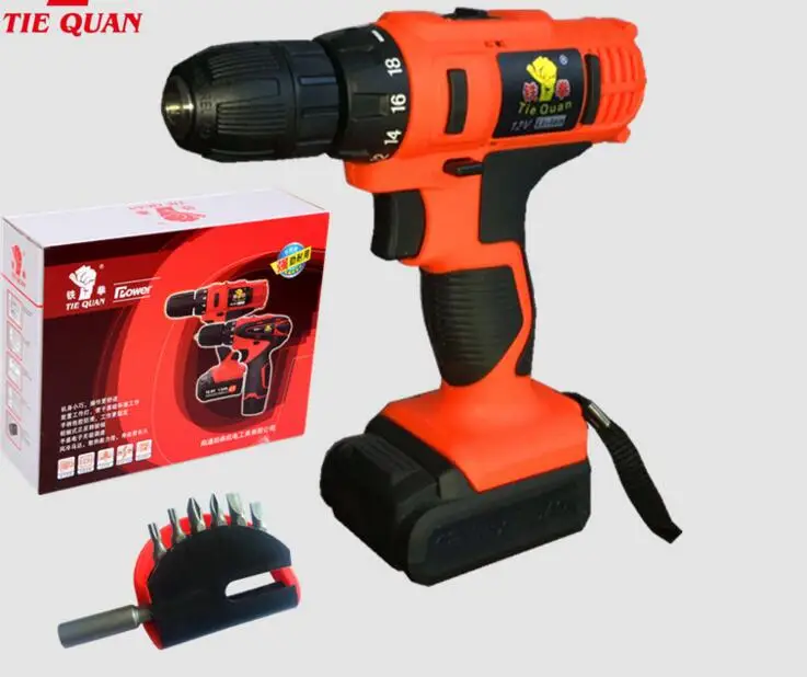 

12V DC Professional Two-speed Lithium Battery Cordless Drill Power Tools Mini Drill Electric Drill with 1 year warrantly