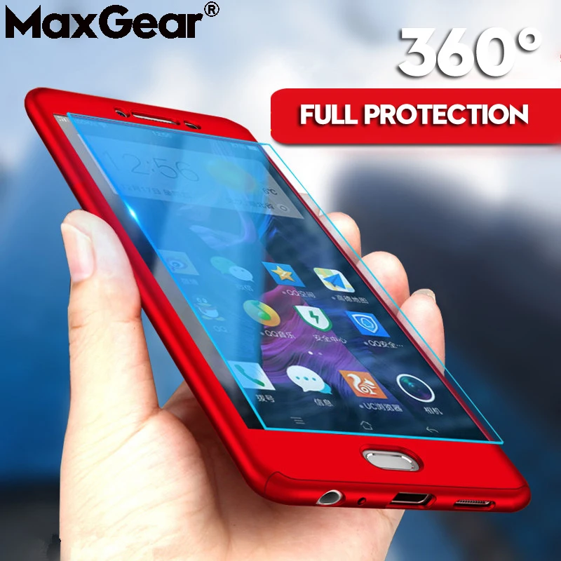 

Luxury 360 Hard Full Cover Protection Pro 7 Cover For Meizu M6S M2E M3 M5 M 6 Note M6 Mini Tempered Glass Cases Protector Fundas