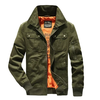 

2019 Autumn men's coat bomber jacket men motorcycle embroidery military jacket for men plus size 4XL brand jean jacket