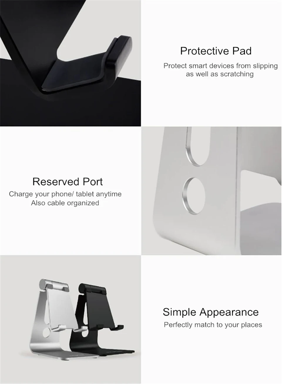 Xiaomi Mijia Guildford Holder Desk Tablet Bracket Aluminum Mount for Mobile Phone Stand Holder Adjustable Phone Stand Holder (6)