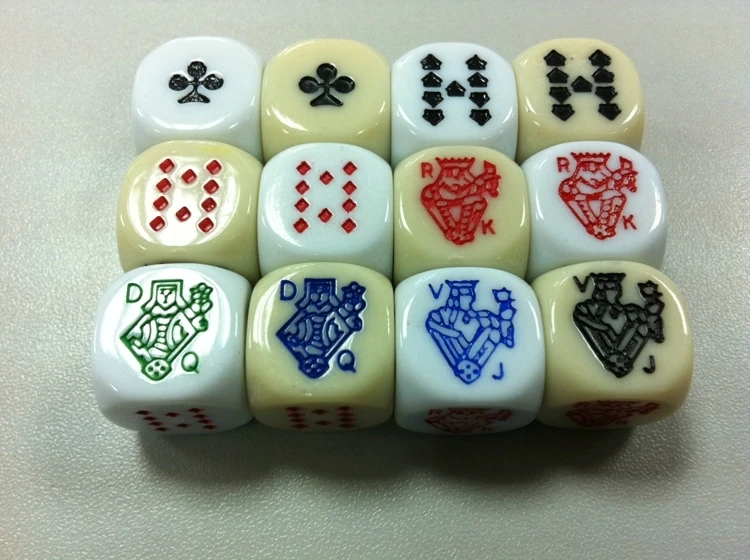 16 мм espanol poker juego de dados/игральные кости для покера 16# collcction poker bosons decoration/испанская игра mentiroso dice