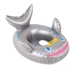 Лодка для плавания бассейн игрушка плавающий кольцо яхта ПВХ нетоксичный с животными мотивами спортивные развлечения плавание полихром