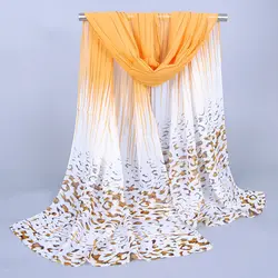 4 цвета 155*50 см шифоновый шарф новый модный принт бахрома узор лето супер шелк смесь шарф шарфы для женщин шаль для
